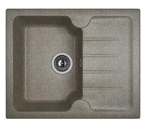 Мойка кухонная из литьевого мрамора Dr. Gans ЛОРА 620 25.020.A0620.407 62*51 см. черный