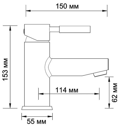 Смеситель WasserKRAFT WERN 4203 для раковины  Смеситель WasserKRAFT WERN 4203 для раковины