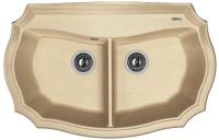 Мойка кухонная керамогранитная Florentina ЭМИЛИЯ 870 20.365.F870.107 87*55 см. песочный