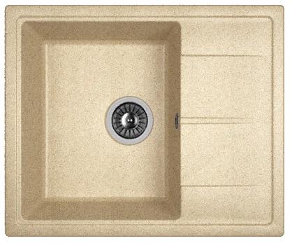 Мойка кухонная из литьевого мрамора Dr. Gans НИКА 580 25.070.B0580.405 58*47 см. терра