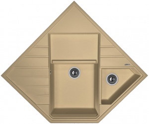 Мойка кухонная керамогранитная Florentina БОМБЕЙ 20.375.J0900.306 90*61 см. капучино