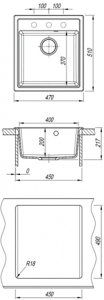 Мойка кухонная из литьевого мрамора Dr. Gans НИКА 470 25.070.B0470.403 47*51 см. латте Мойка кухонная из литьевого мрамора Dr. Gans НИКА 470 25.070.B0470.403 47*51 см. латте