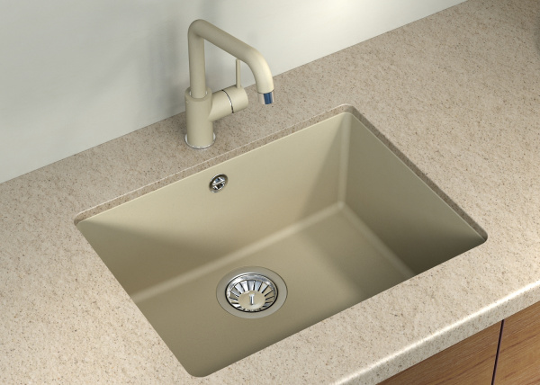 Мойка кухонная керамогранитная Florentina ВЕГА 500 22.320.D0500.102 54*42 см. черный