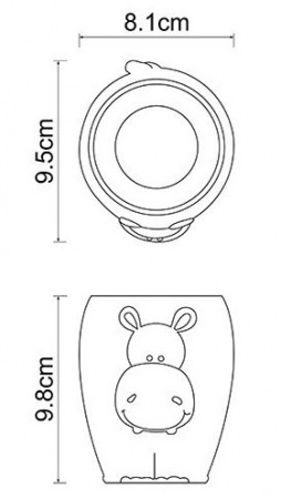 Стакан настольный WasserKRAFT LIPPE K-8128  