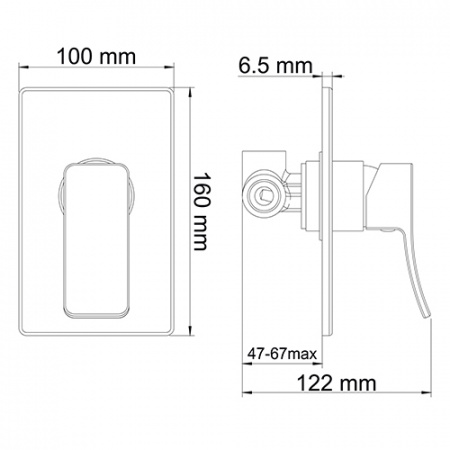 Смеситель WasserKRAFT ALLER 10651  