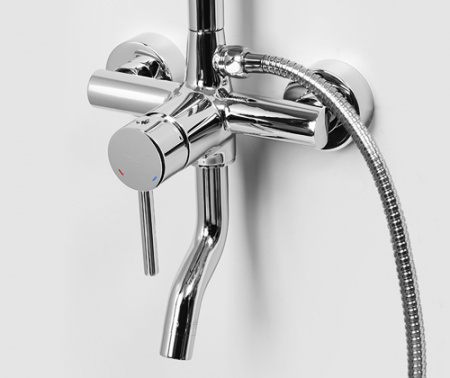 Стойка душевая WasserKRAFT  A14401 со смесителем 