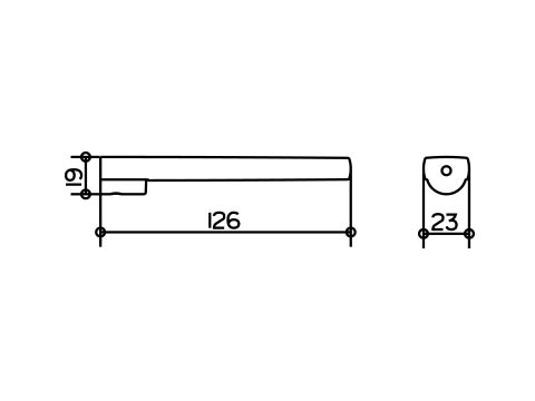 Держатель запасного рулона Keuco COLLECTION MOLL 12763 010000   Держатель запасного рулона Keuco COLLECTION MOLL 12763 010000
