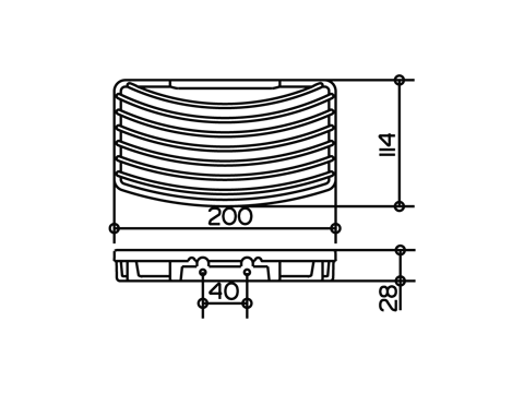 Полка Keuco UNIVERSAL 24942 010000  