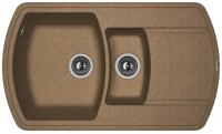 Мойка кухонная керамогранитная Florentina НИРЕ 760 20.205.D0860.105 86*51 см. коричневый