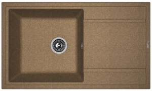 Мойка кухонная керамогранитная Florentina ЛИПСИ 860 20.130.D0860.105 86*51 см. коричневый