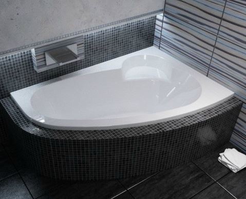Ванна акриловая Ravak ASYMMETRIC C471000000 160x105 см. правая 