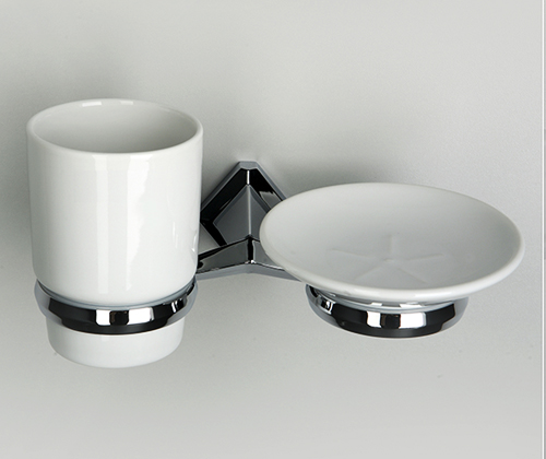 Стакан и мыльница навесной WasserKRAFT ALLER K-1126C  