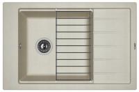 Мойка кухонная керамогранитная Florentina ЛИПСИ 780P 20.275.D0780.305 78*51 см. грей
