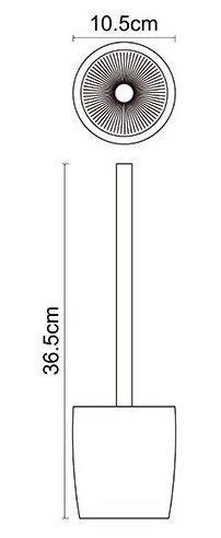 Ёрш напольный WasserKRAFT DINKEL K-4627   Ёрш напольный WasserKRAFT DINKEL K-4627