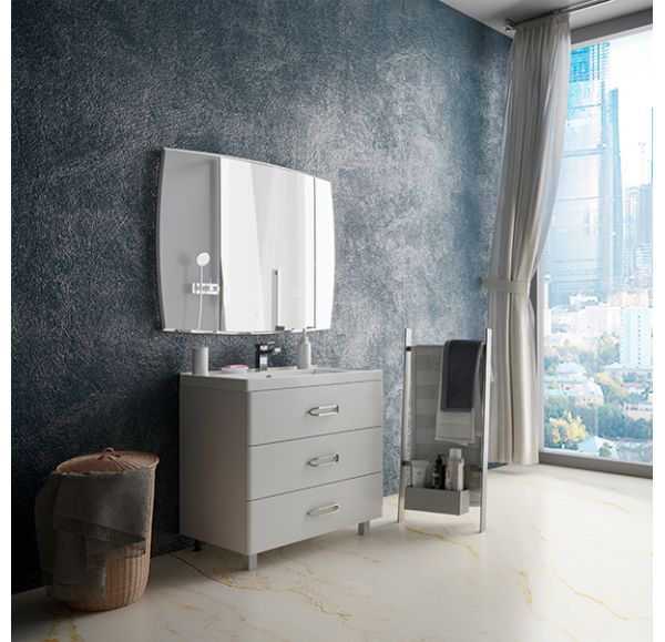 Тумба под раковину навесная Mirsant FUJI  100 см.  Тумба под раковину навесная Mirsant FUJI  100 см.