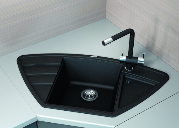 Мойка кухонная керамогранитная Florentina ЛИПСИ 980C 20.180.D0980.305 98*51 см. грей