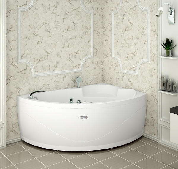 Ванна акриловая Vannesa АЛАРИ  168x120 см. правая 