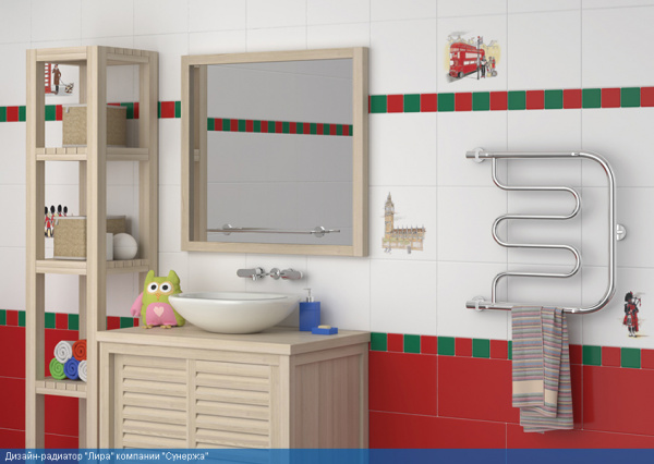 Полотенцесушитель водяной Сунержа ЛИРА 00-0011-5065 500х650 